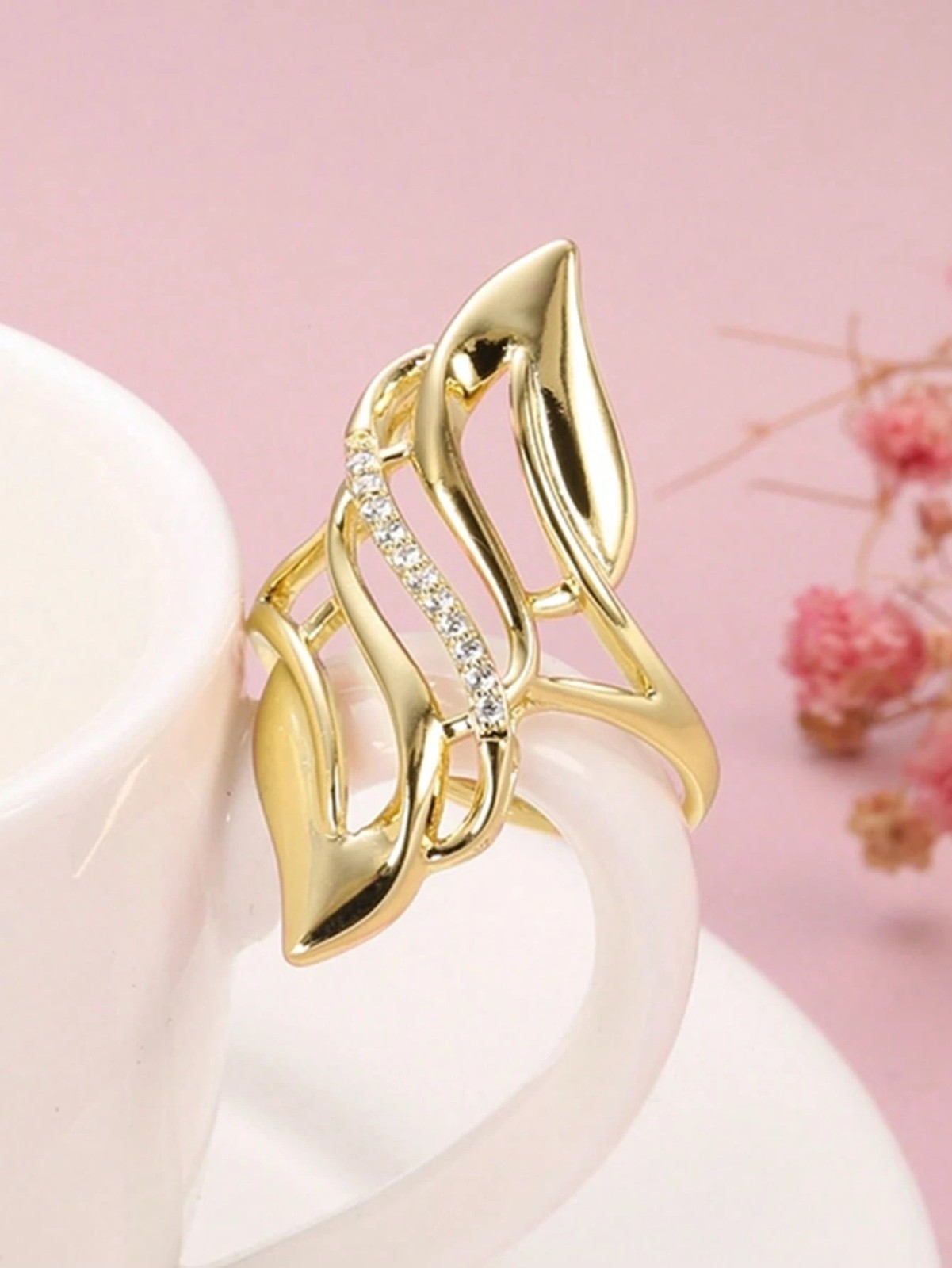 Elegant Cubic Zirconia Ring Round Cut Women’s Engagement CZ Ring Gift for Her US