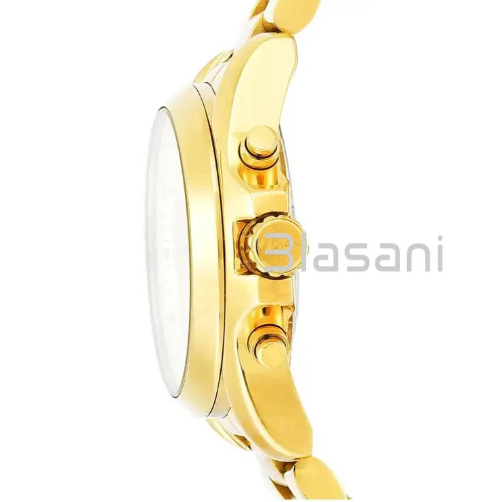 Michael Kors Original MK5605 Unisex Bradshaw Gold Chronograph Steel Watch 43mm