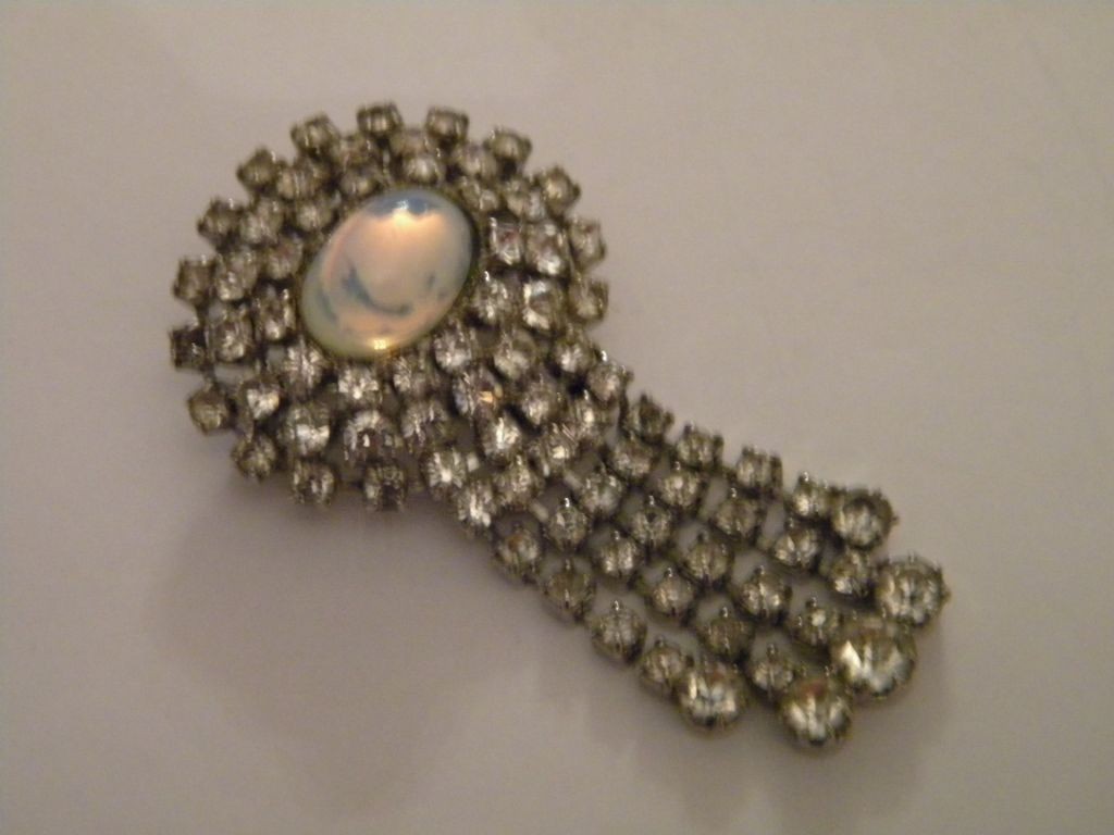 Brooch Czech Jewelry Brooch Czechoslovakia Vintage Jablonex, gift e306