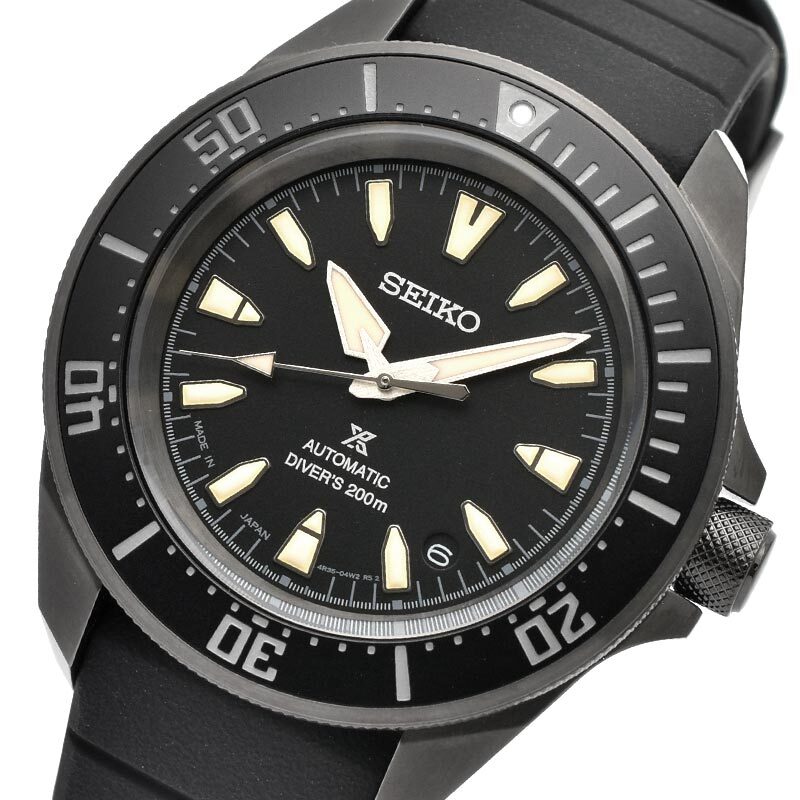 SEIKO PROSPEX SBDY133 SAMURAI Mechanical Automatic Diver Black 41.7mm Watch