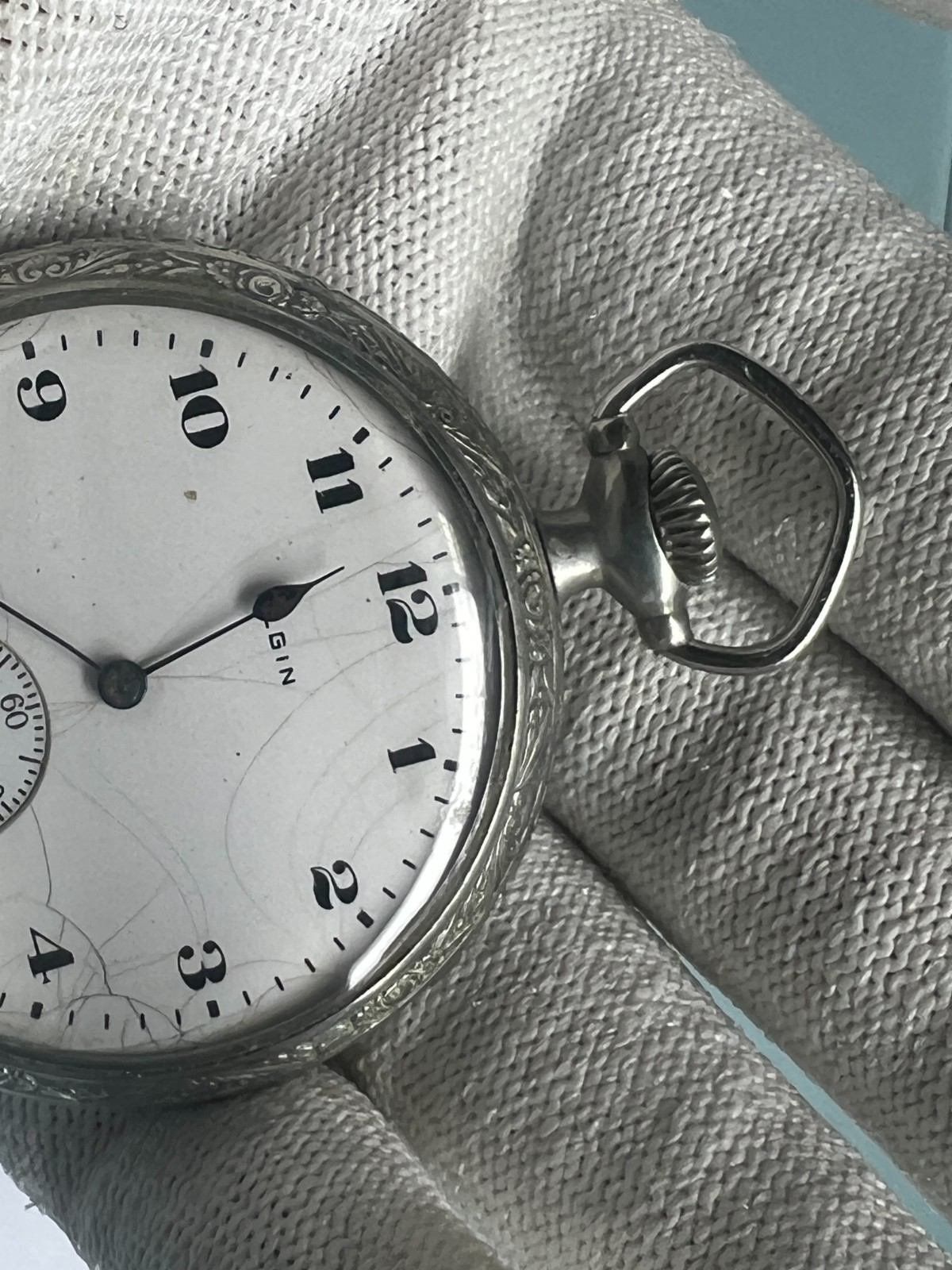 56. Elgin Y1926 pocket watch G 291model 7 Class 110 running