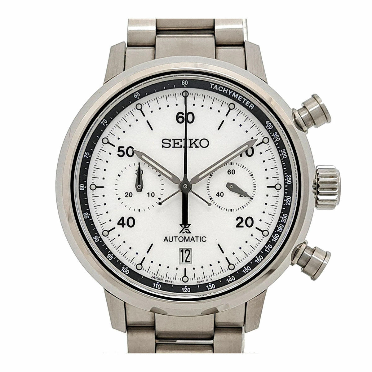 SEIKO SBEC007 White Case Size 42mm Wrist Size 20cm Men’s Used Watch #41030