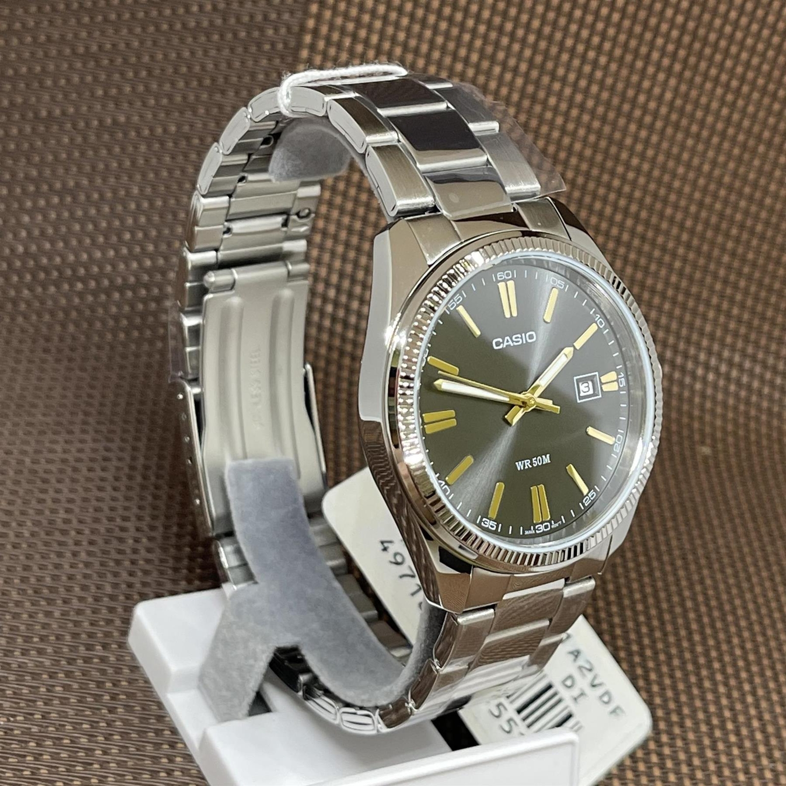 Casio MTP-1302D-1A2 Enticer Series Analog Stainless Steel Black Dial Men’s Watch