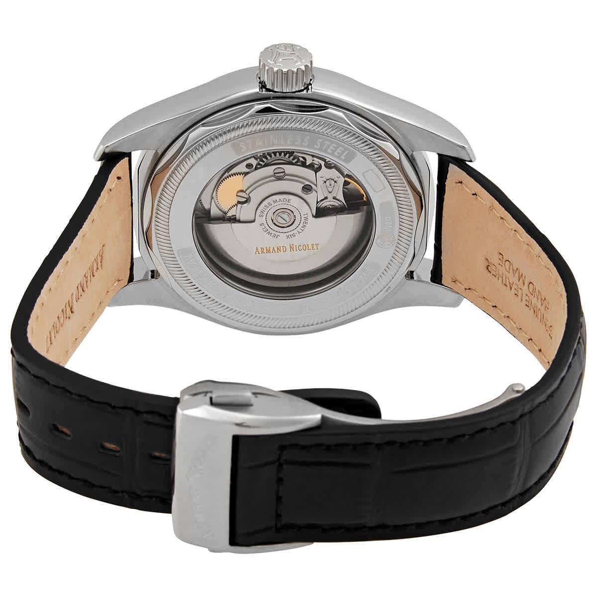 Armand Nicolet MH2 Moonphase Automatic Black Dial Men’s Watch A640L-NR-P840NR2