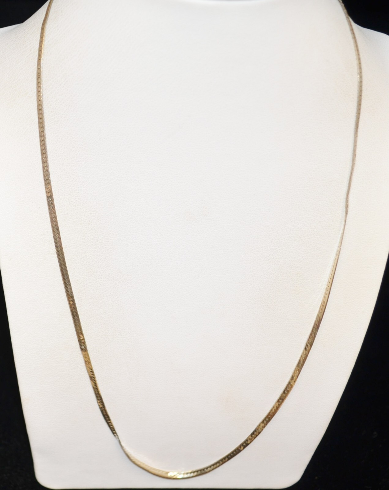 Sterling Silver Flat Chain Necklace 20.0″ #FMD186
