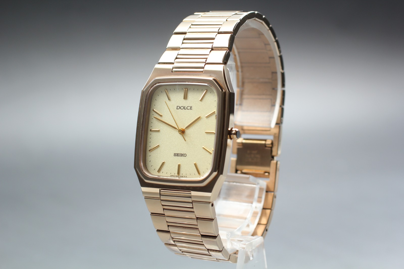 [Near MINT] SEIKO Dolce 8N41-5140 29mm Gold Dial Tungsten Quartz Men’s Watch