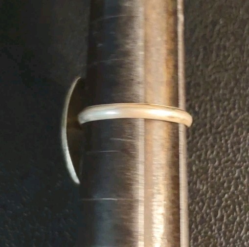 3.2 Grams Size 7.0 Sterling Silver Southwest Abalone Ring Old Pawn