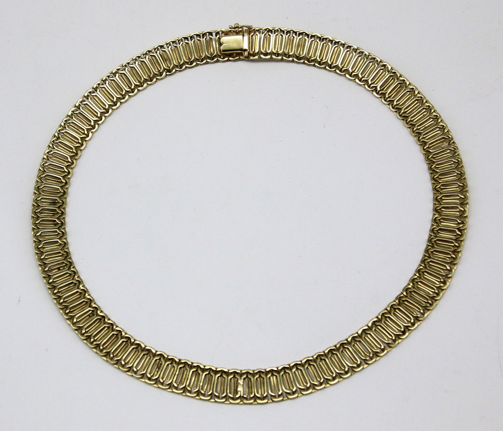 Ladies necklace necklace 585 gold 14 carat excellent condition 46 grams 45.5 cm length