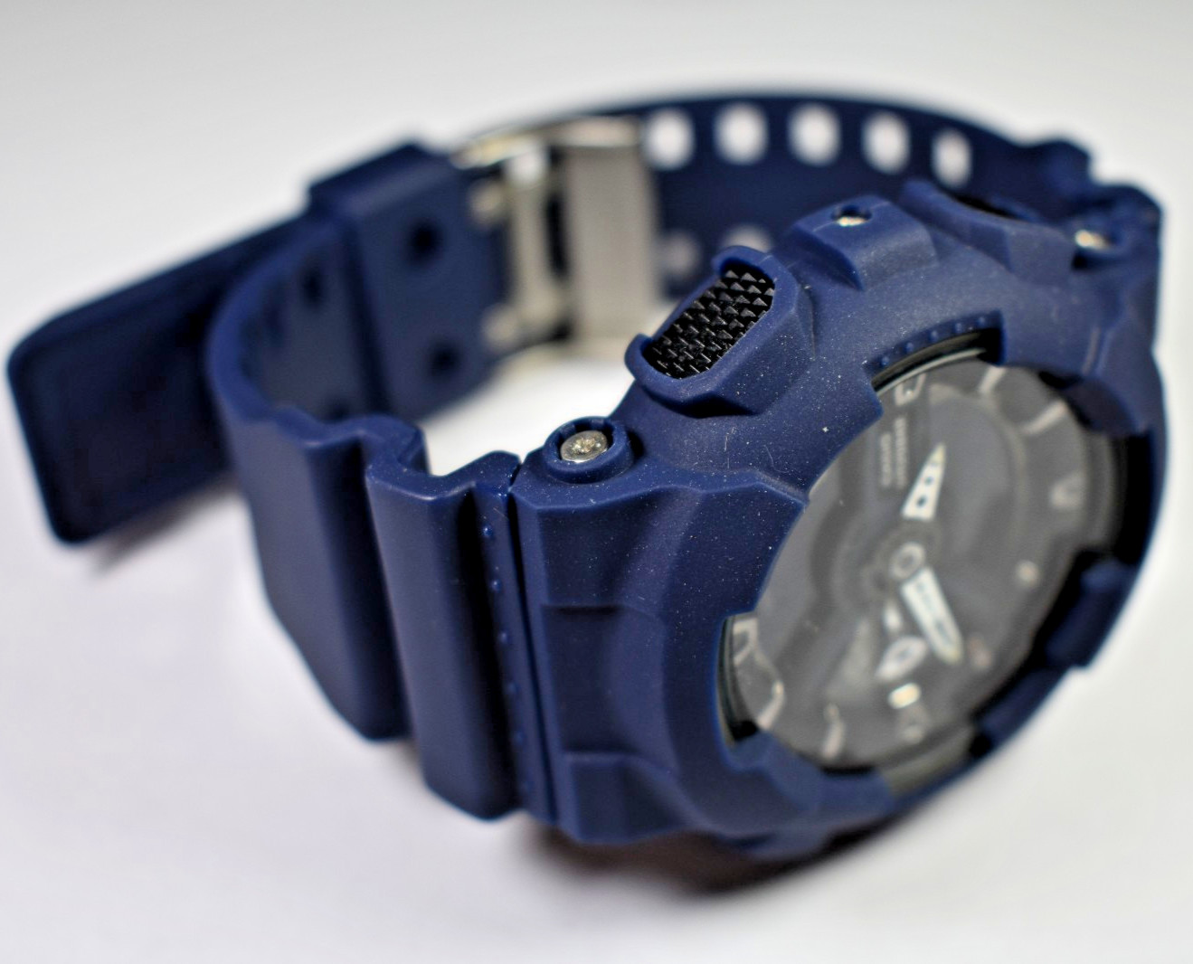 MODIFIED Casio G-Shock GA-110 (5146) Men’s Blue/Black Ana/Digi Watch NEW BATTERY
