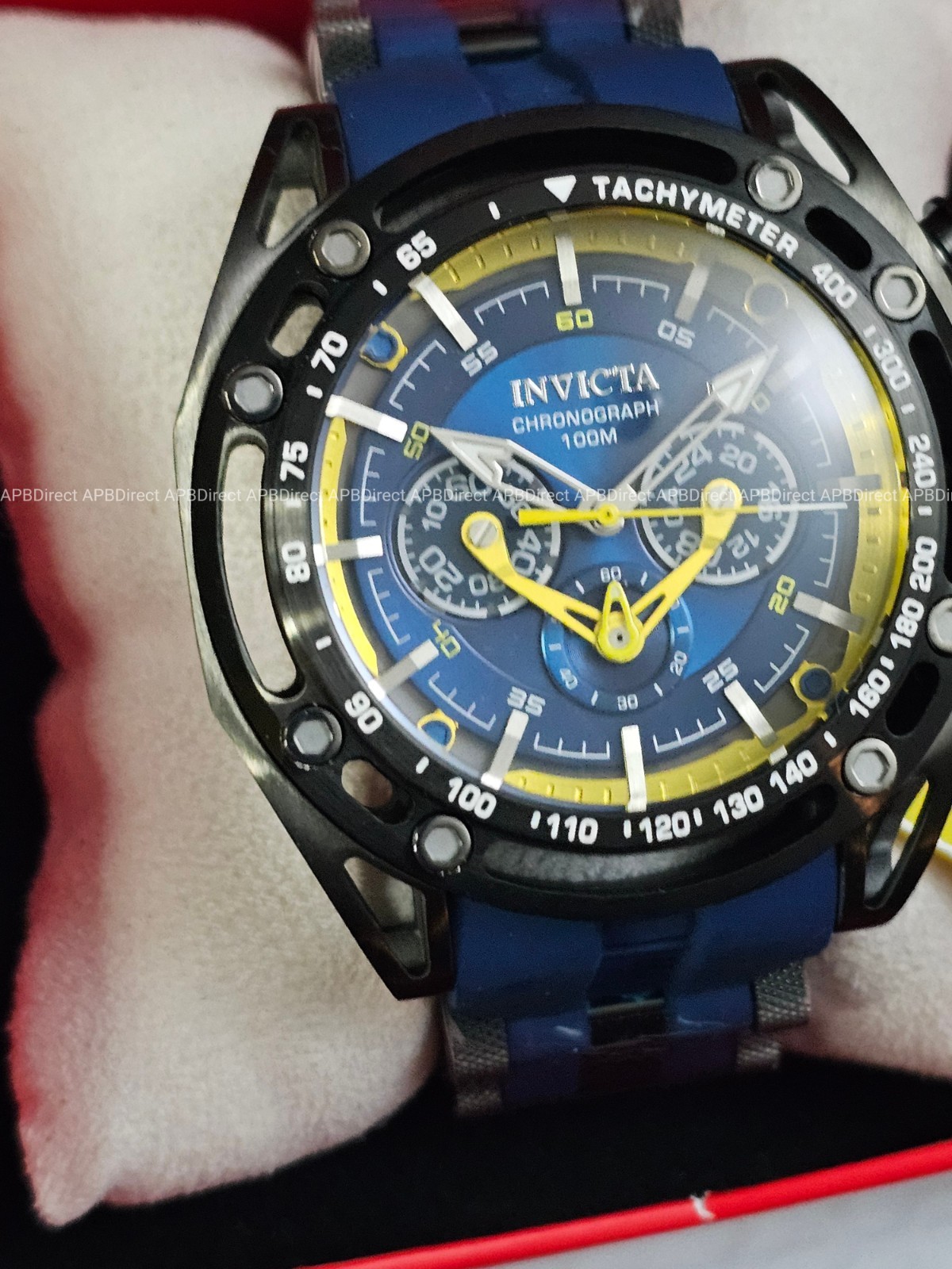 Invicta – S1 Rally – SPINNING DIALS Chronograph Flame-Fusion Crystal Mens Watch