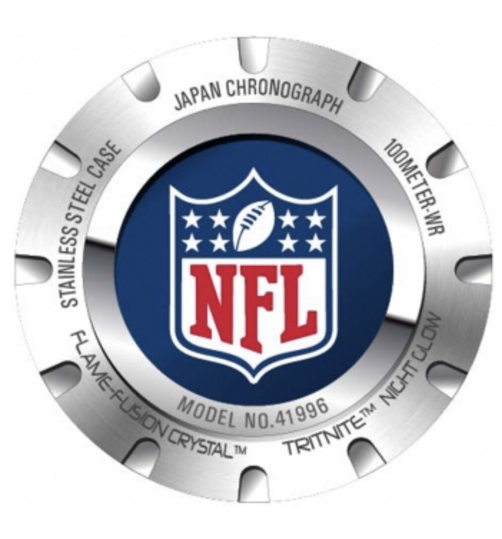 New! Invicta 43.5mm NFL Atlanta Falcons Quartz Watch Silver/Red 41996