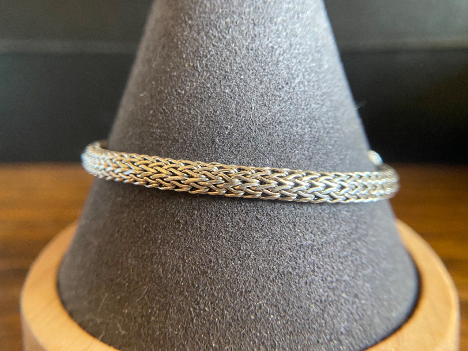 Sarda,Balinese Artisan Handmade, Snake Chain Bracelet Sz 6.25 ; 6.5 ; 7.5”