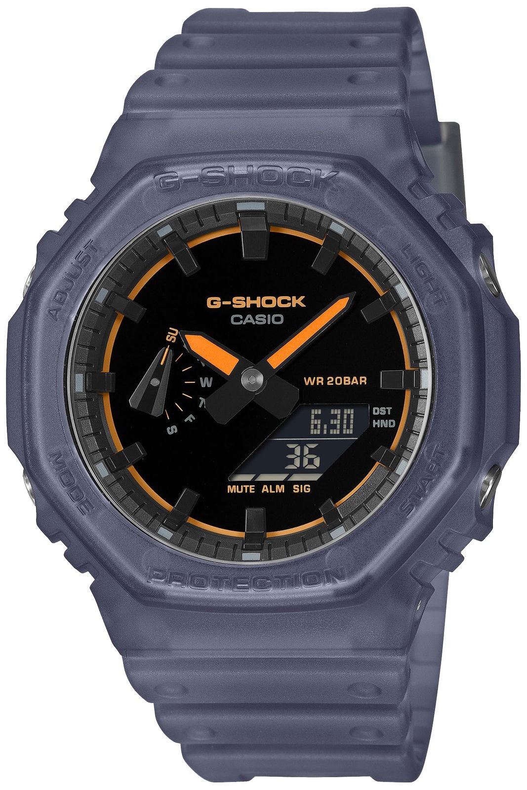 CASIO G SHOCK GA 2100K 2A Men’s Blue Special Color Navy Matte Skeleton