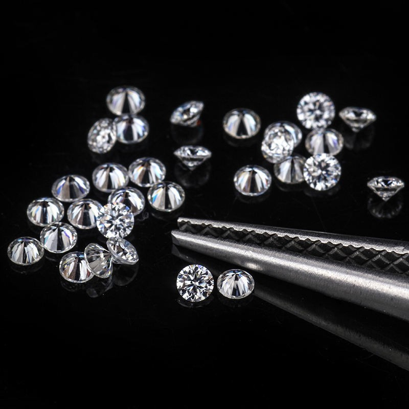 4.00 MM Loose Lab Grown CVD Diamond 4PCS Round EF Color, IF CLARITY Certified
