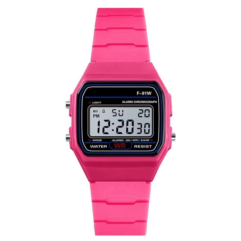Digital Sports Watch Kids Men Women LED Backlight 30M Water Resistant