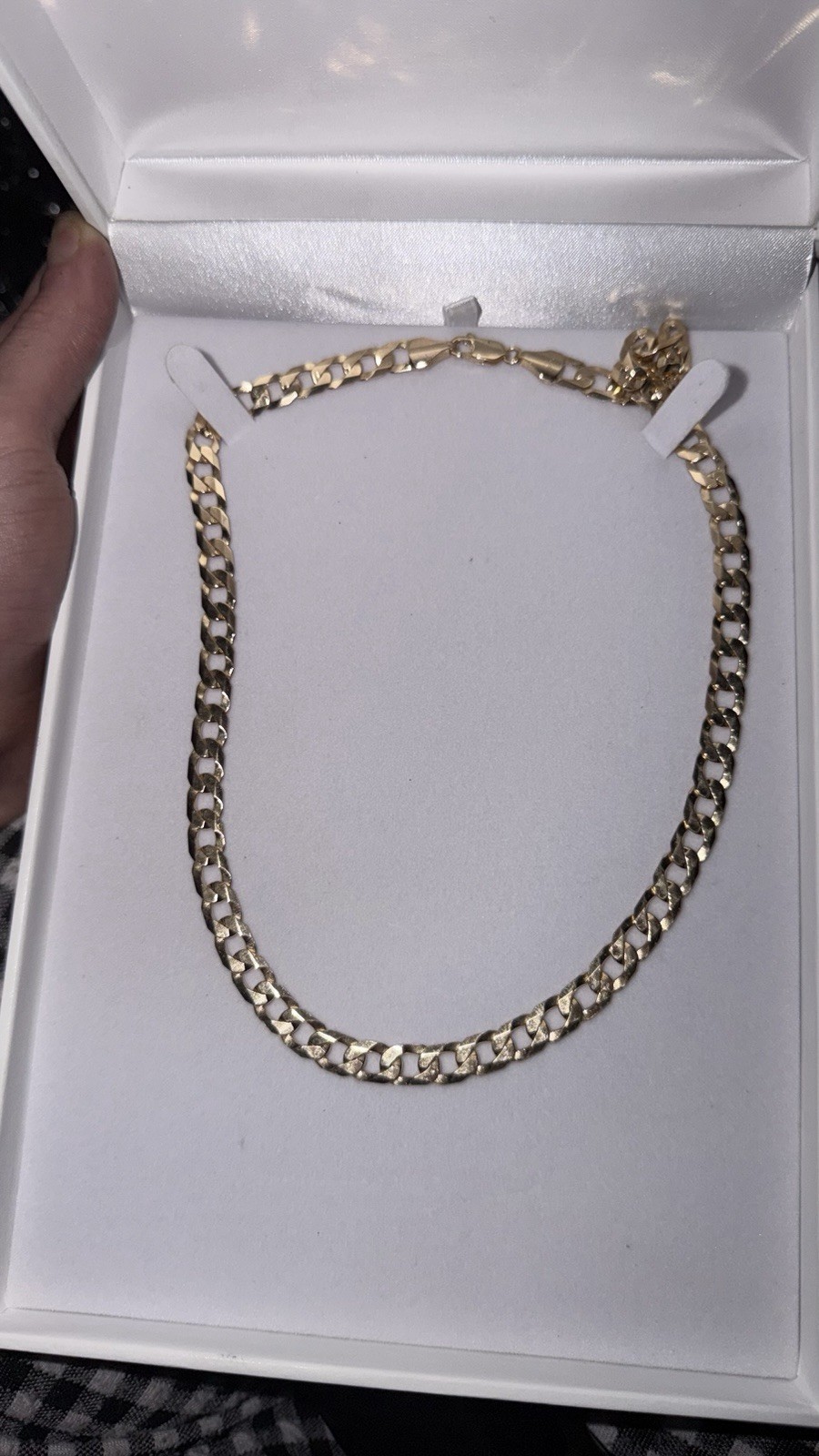 10mm 9 Ct Gold Curb Men’s Chain