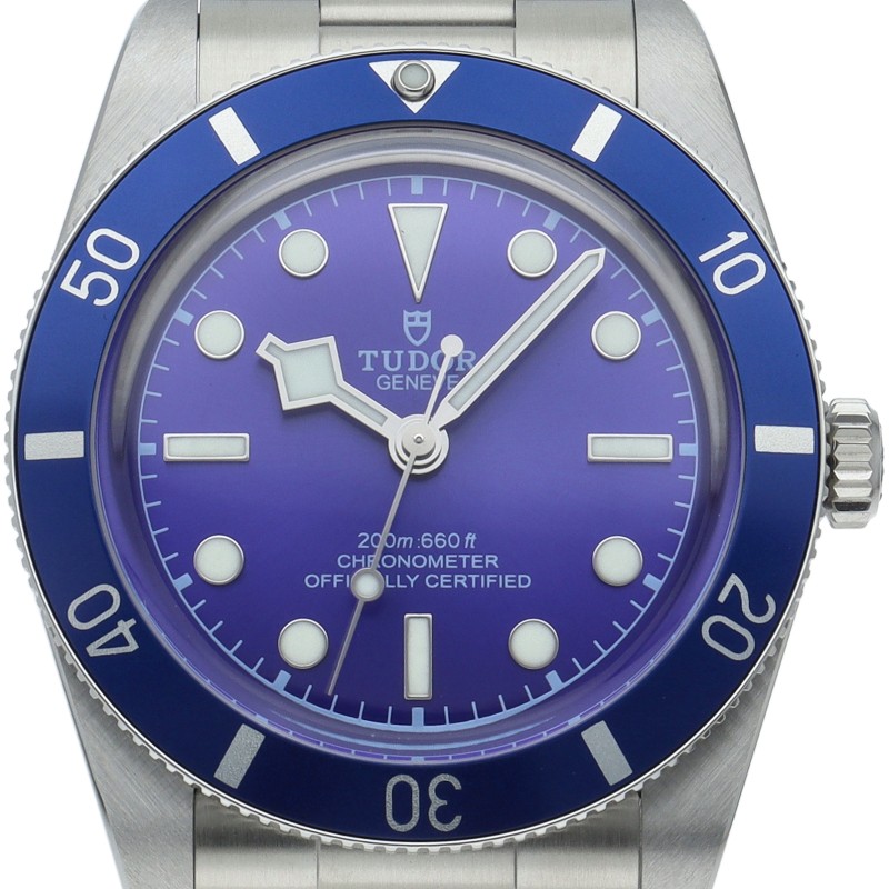 TUDOR Black Bay 54 Watch M79000B-0001 Stainless Steel mensWatch blue brand-n…