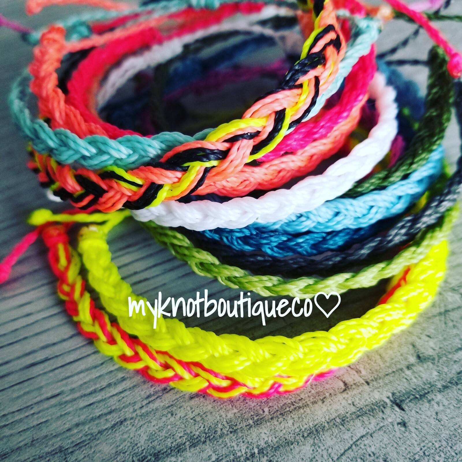 Waterproof Waxed Beach, Boho, Surfer Style Braided Bracelet, Yoga, Friendship