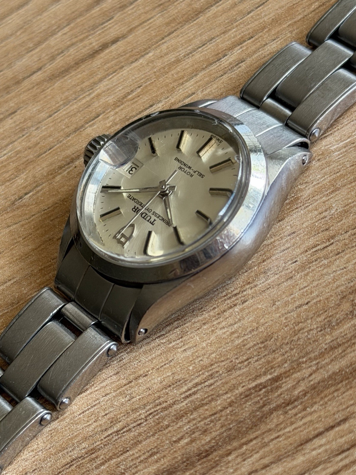 Tudor 7600/0 Princess Steel Original Automatic Preserved Working