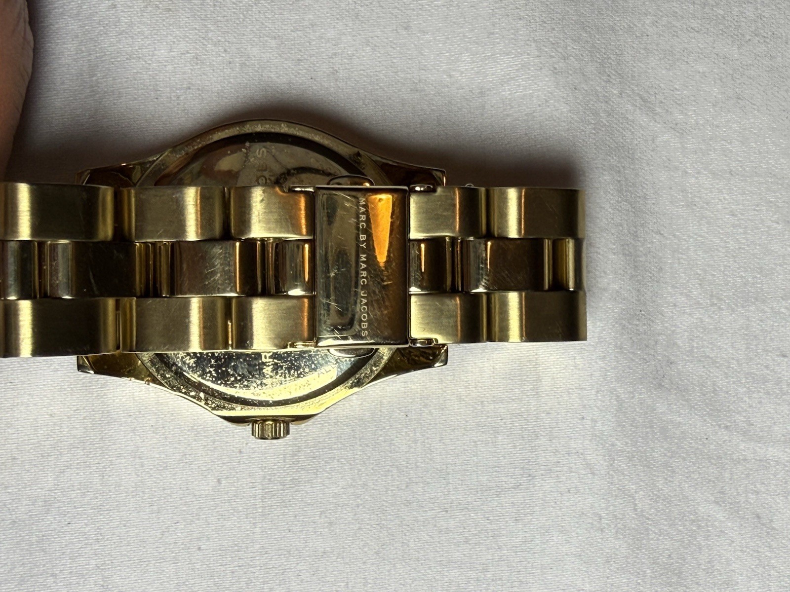 Marc by Marc Jacobs Girls Gold Tone Quartz 28mm Bracelet Analog Watch