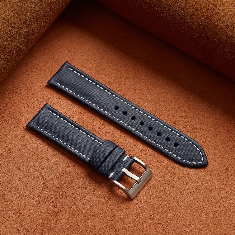 Nylon Canvas Watch Strap 18 19 20mm 21 22mm 23mm 24mm Sailcloth Waterproof Band