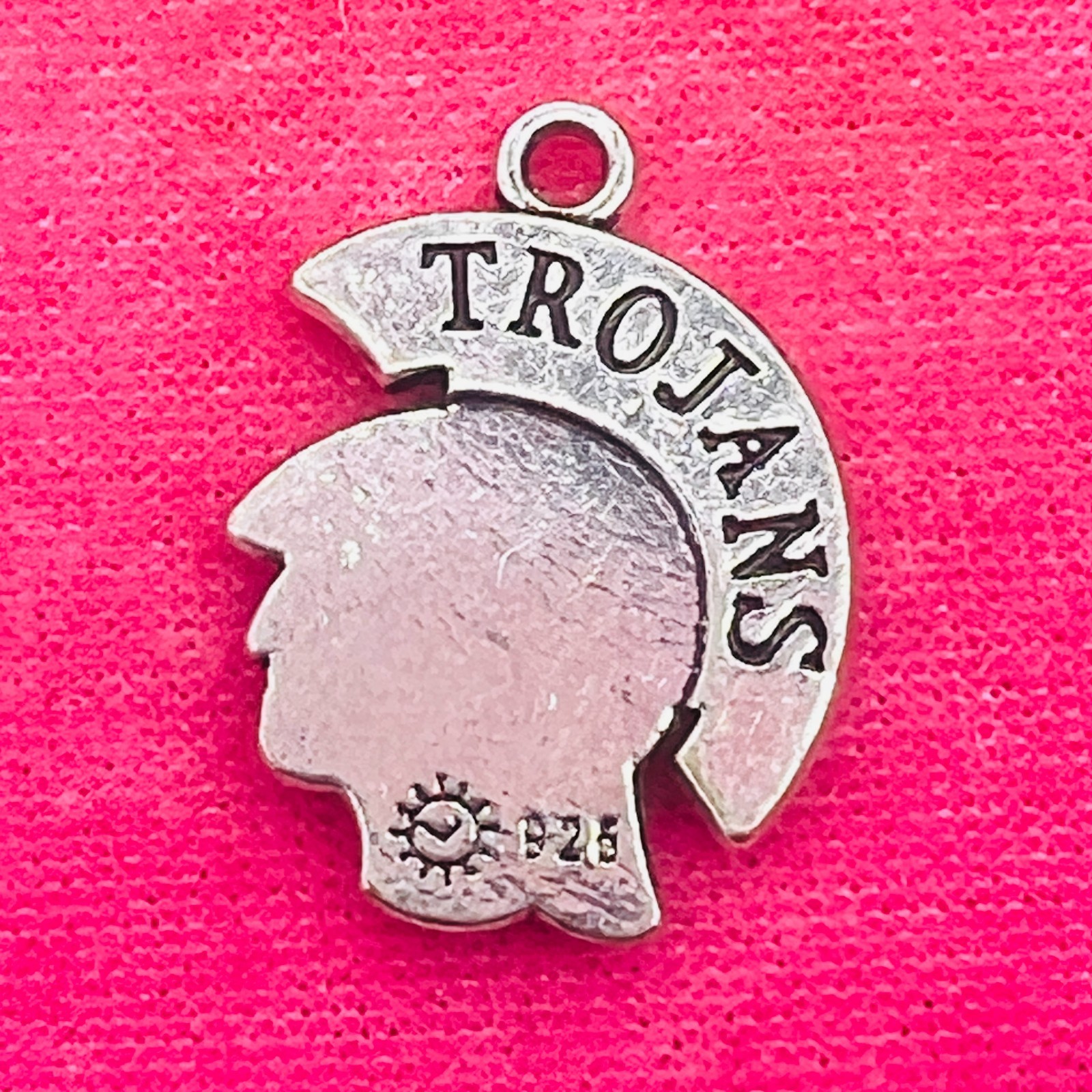 High School College Mascot Trojans Spartan Warrior Head Bracelet Charm 1″