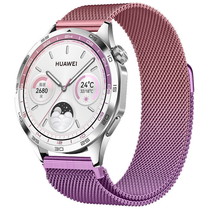 For Garmin Venu 3S/2S/Vivoactive 4S 3S/Forerunner 255S 265S Metal Strap Band
