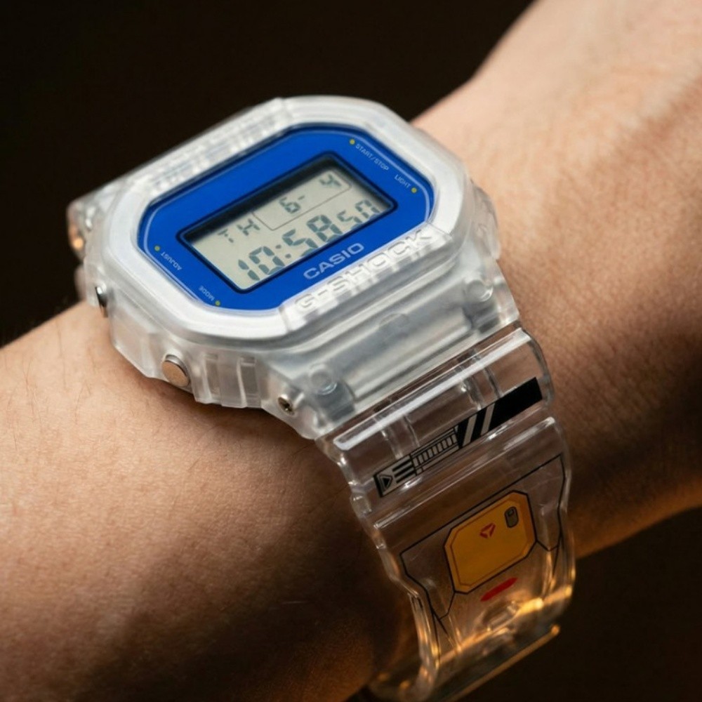 Casio G-Shock x Gundam Digital Watch White Limited Edition DW-5600GM26-7DR