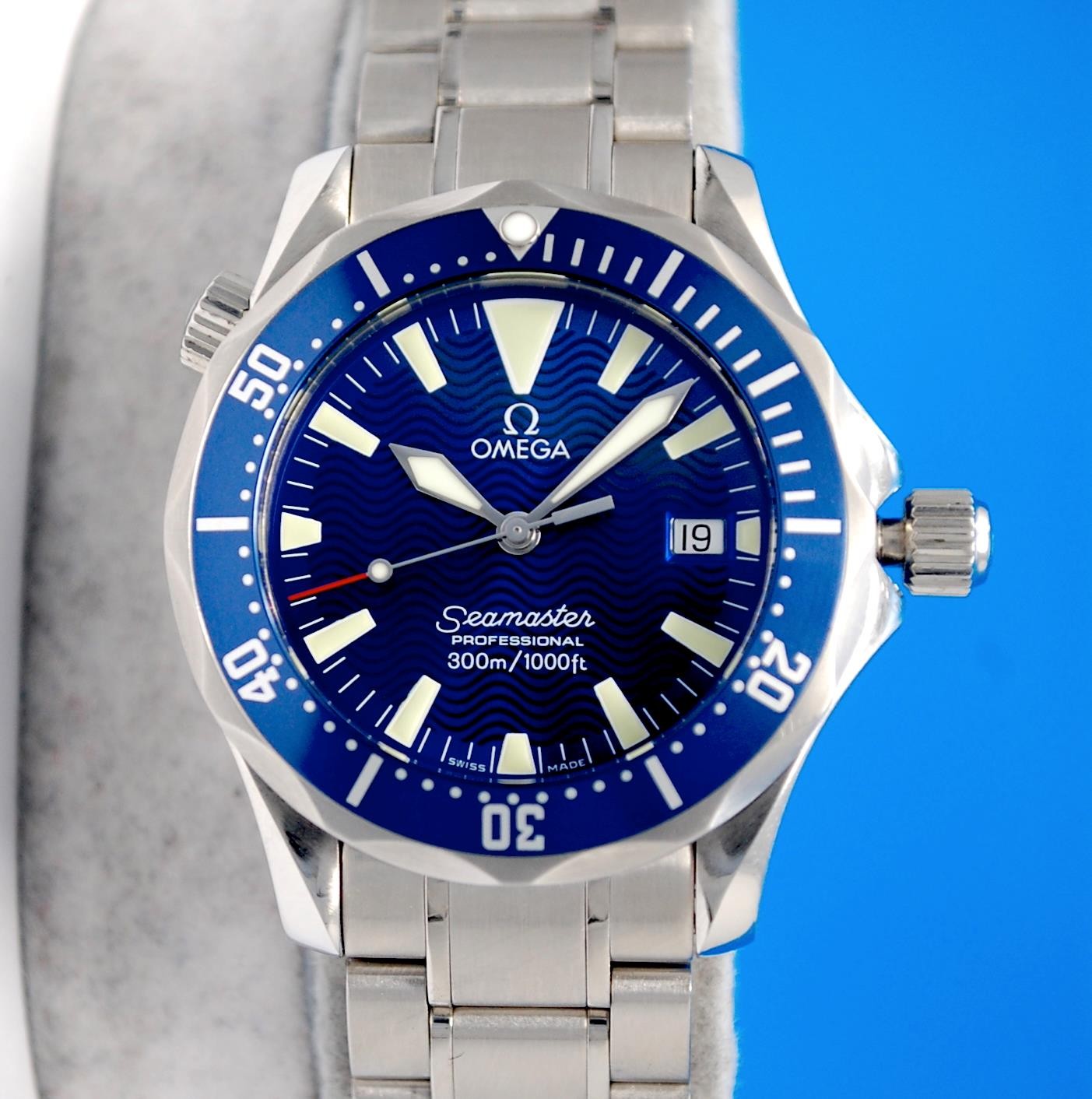 Mens Omega Seamaster 300M Professional watch – 36MM – Electric Blue Dial 2263.80