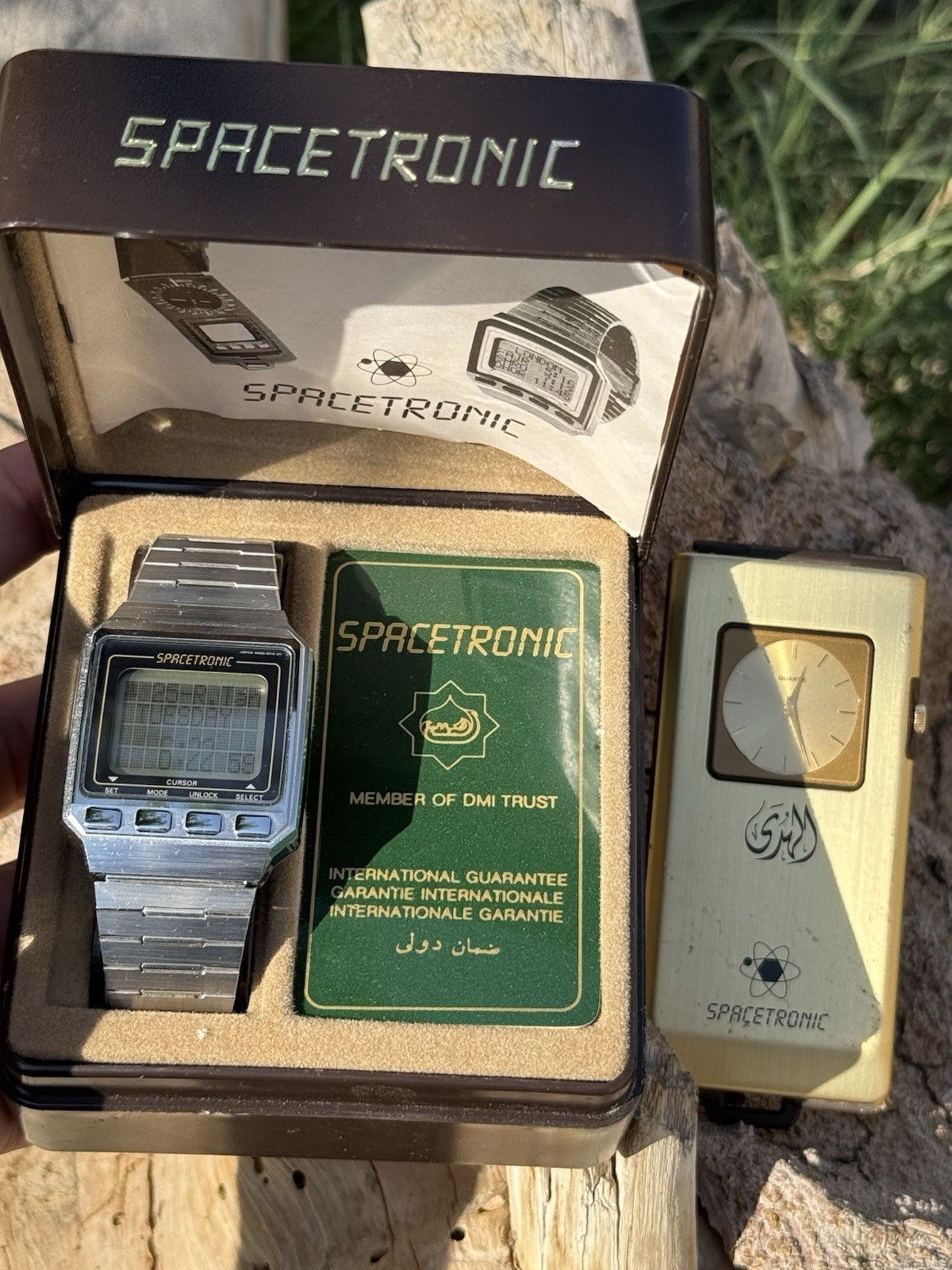 Vintage Seiko Spacetronic W030-0010 Digital Watch Quartz W/Box & Full Set