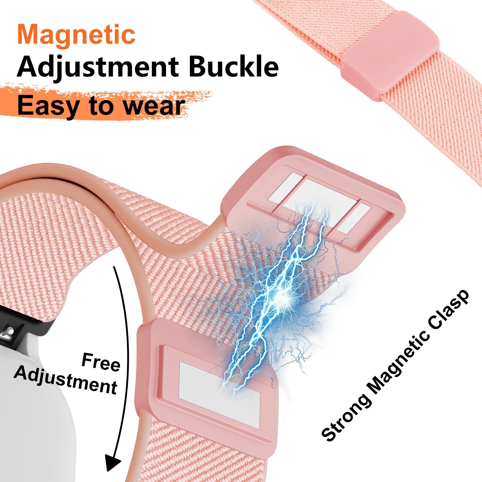 2-Pack Splash-Proof Stretchy Nylon Watch Bands for Gizmo Watch 3 2 1