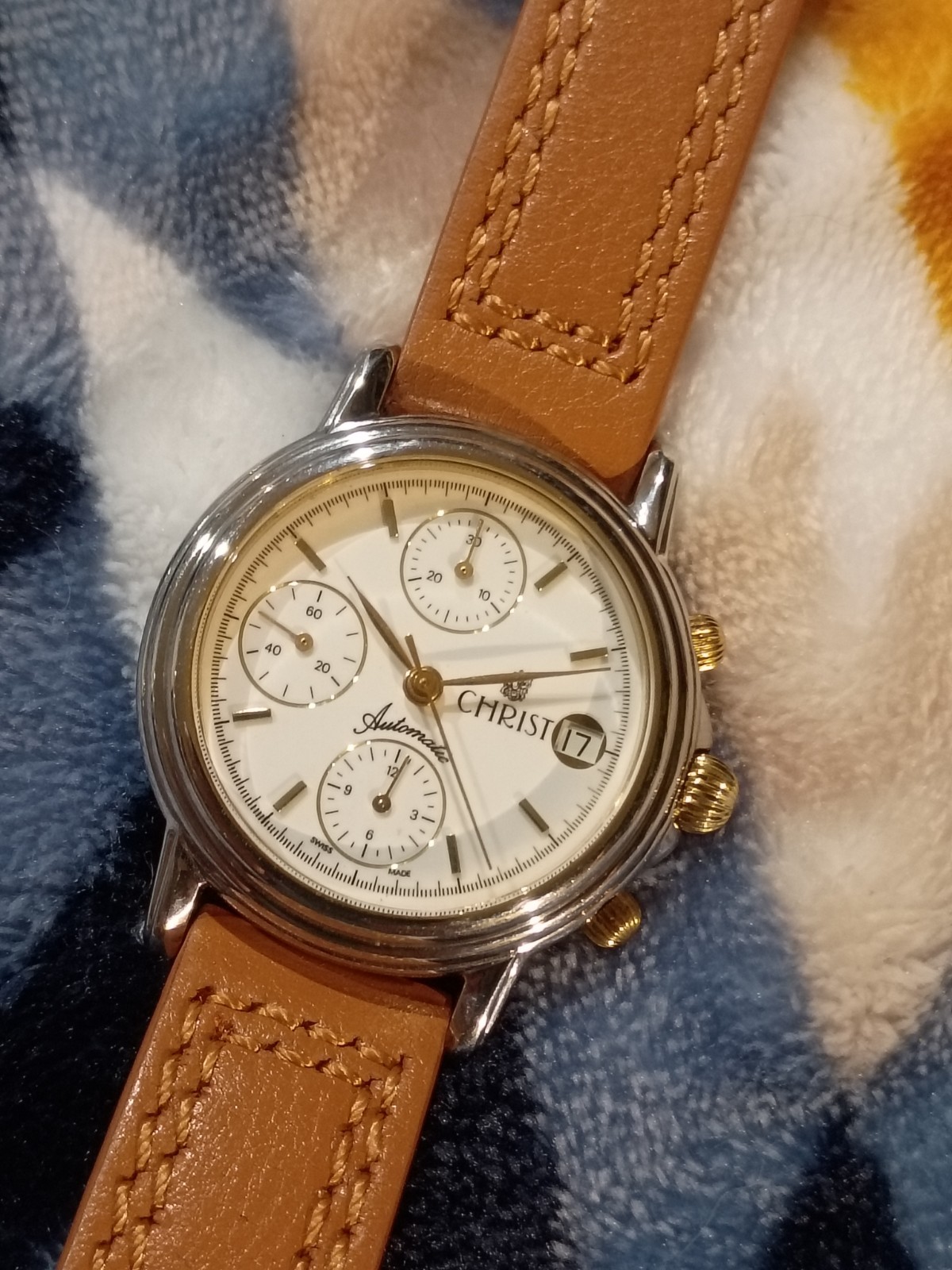 Christ Emotion Valjoux 7750 Chronograph Ref. 3168 Stunning!!!