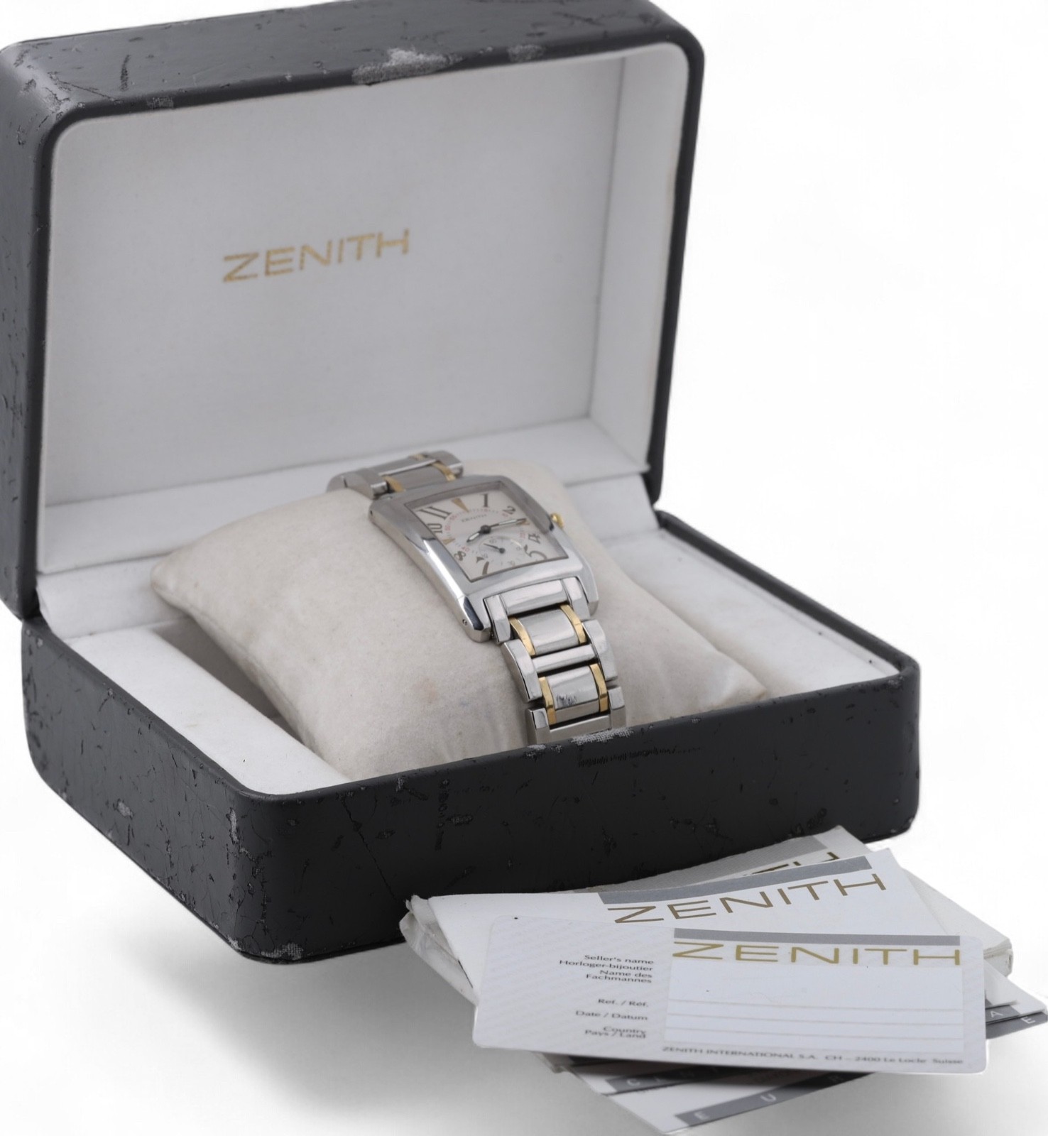 Zenith Port Royal V Quartz – 18ct Gold & Steel – 53.0250.887 – 29mm x 44mm