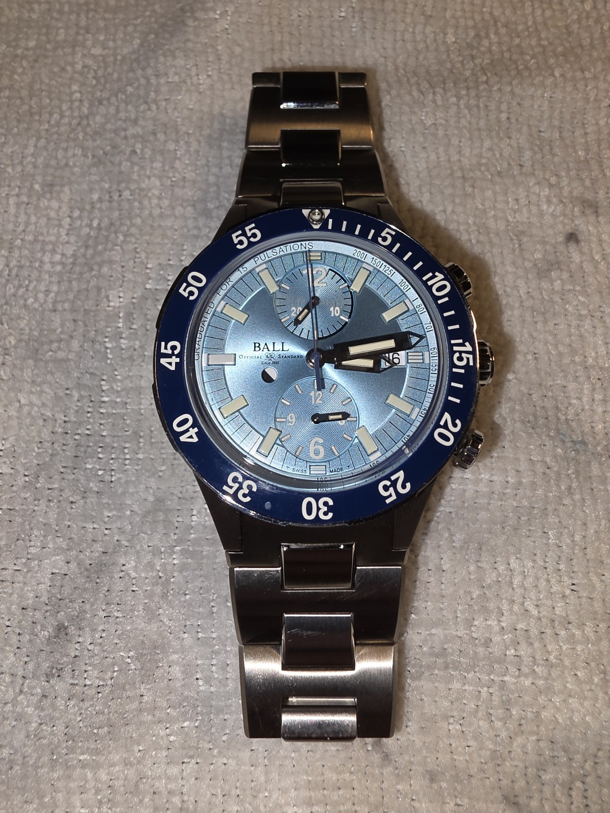 BALL LIMIT EDITION ROADMASTER RESCUE CHRONO BLUE CERAMIC DC3030C-S3-IBE