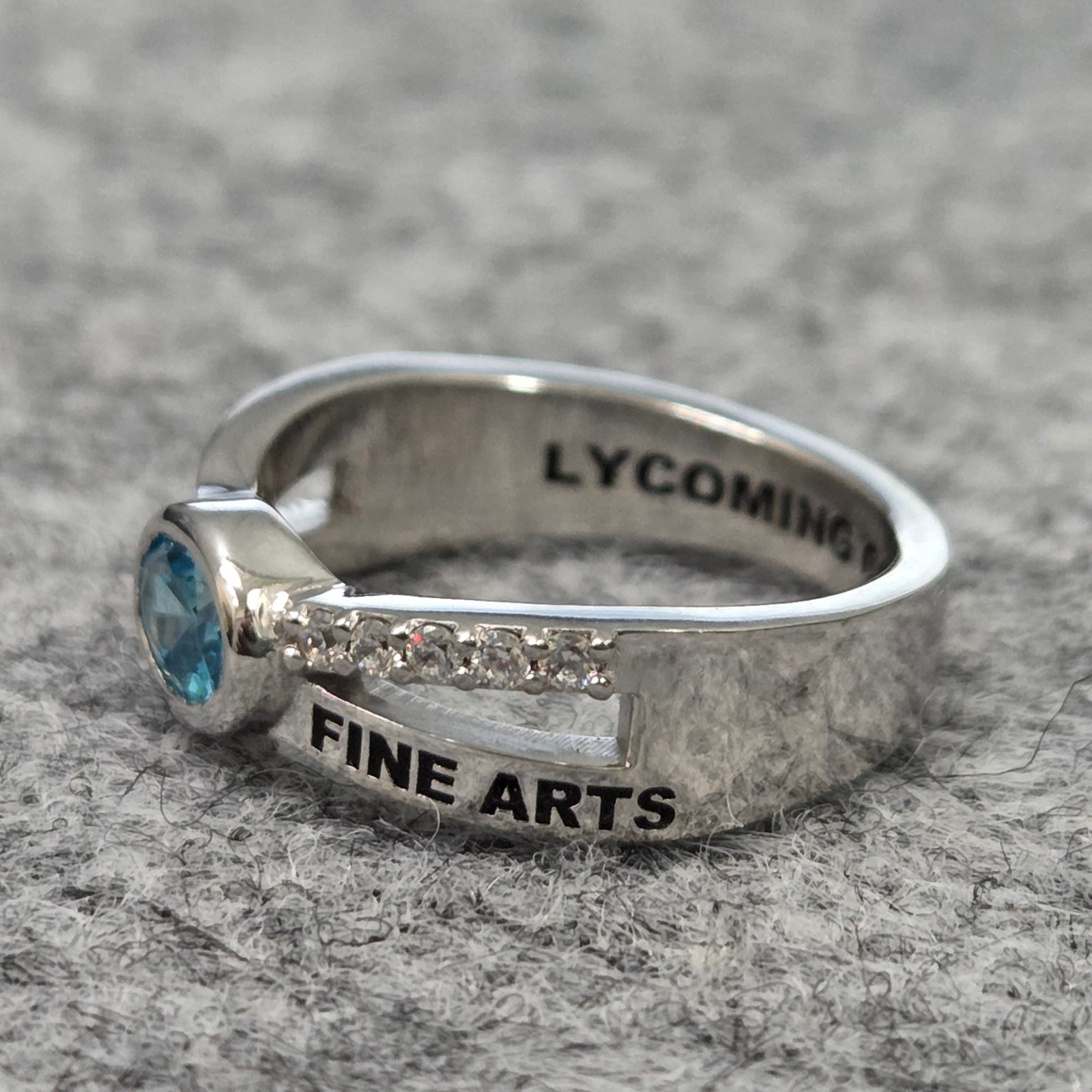 Women Customized High School Class Ring Gift For All Any New Year In 925 Silver