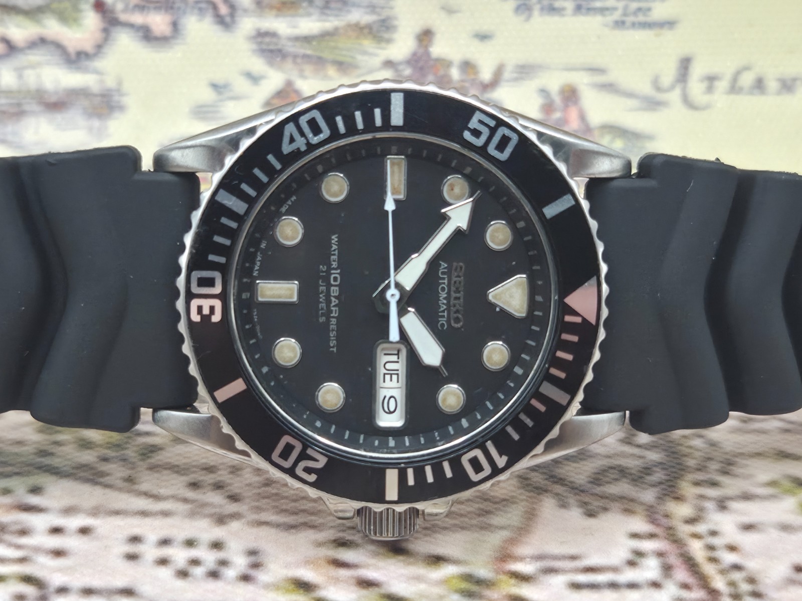 Seiko Mens Automatic Watch SKX031 Scuba Divers 7S26-0040 c.November 1996 BOXED