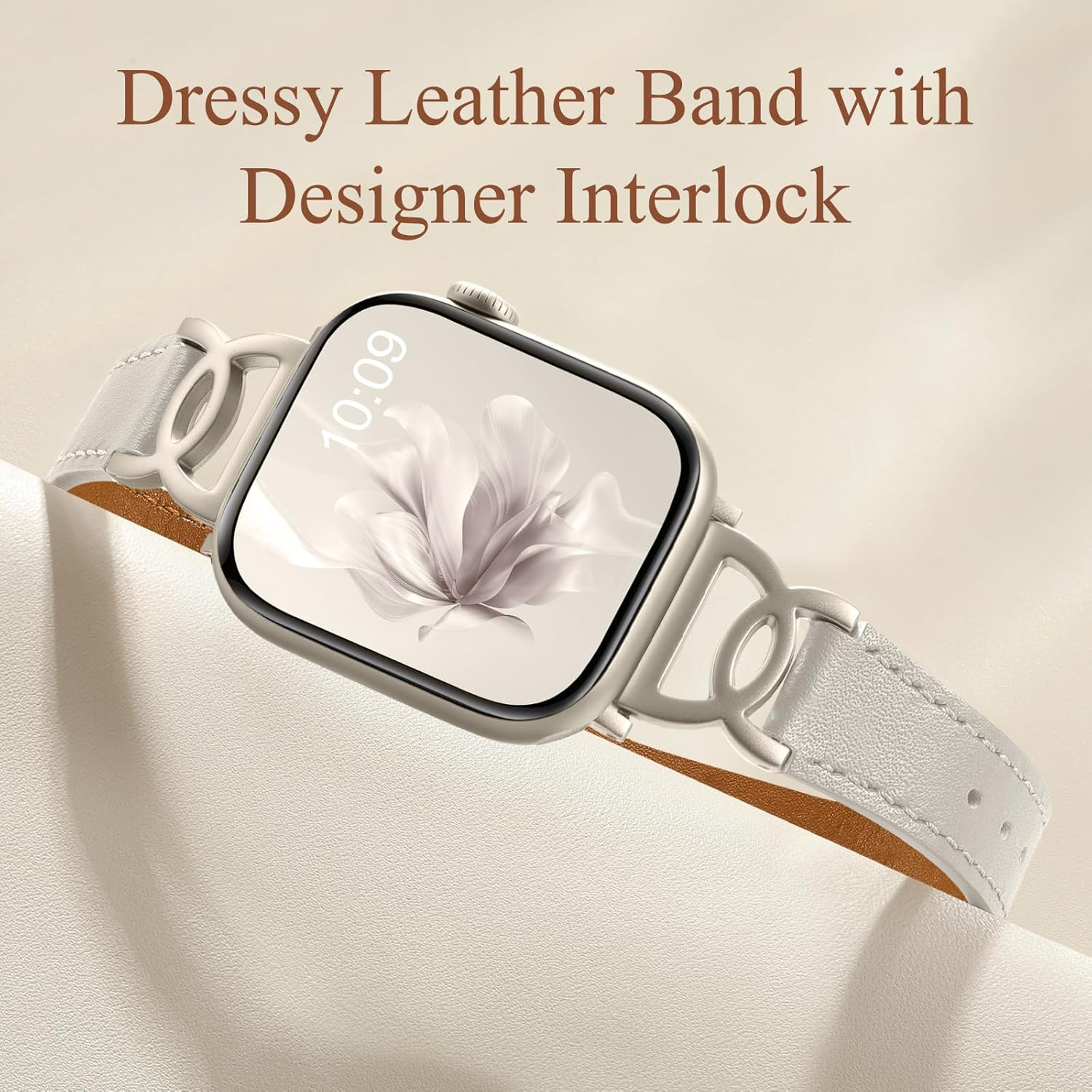 Slim Leather Band Compatible with Apple Watch Bands for Women 40Mm 38Mm 41Mm 42M