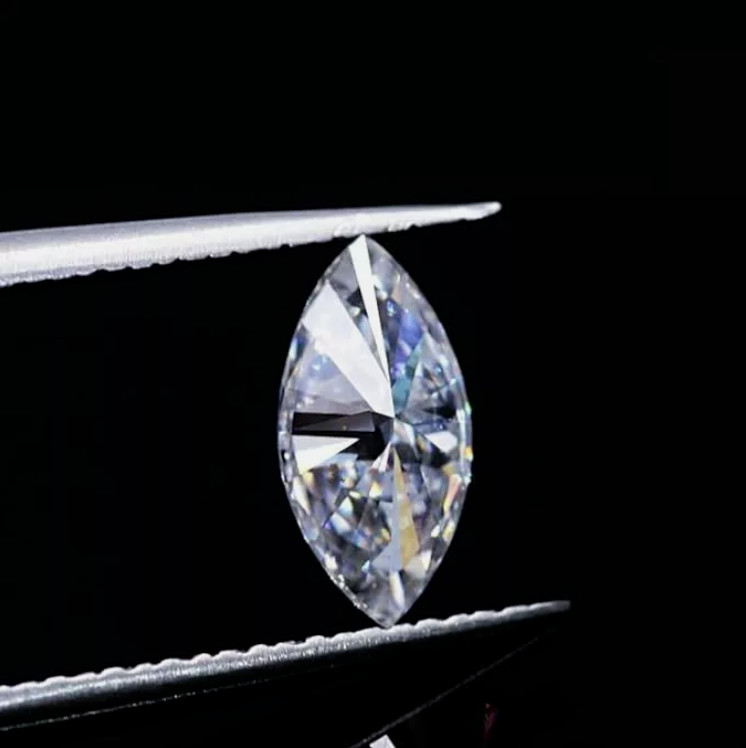 5 Pcs Loose CVD Lab Grown Diamond 3×5 mm Marquise D color, IF CLARITY Certified