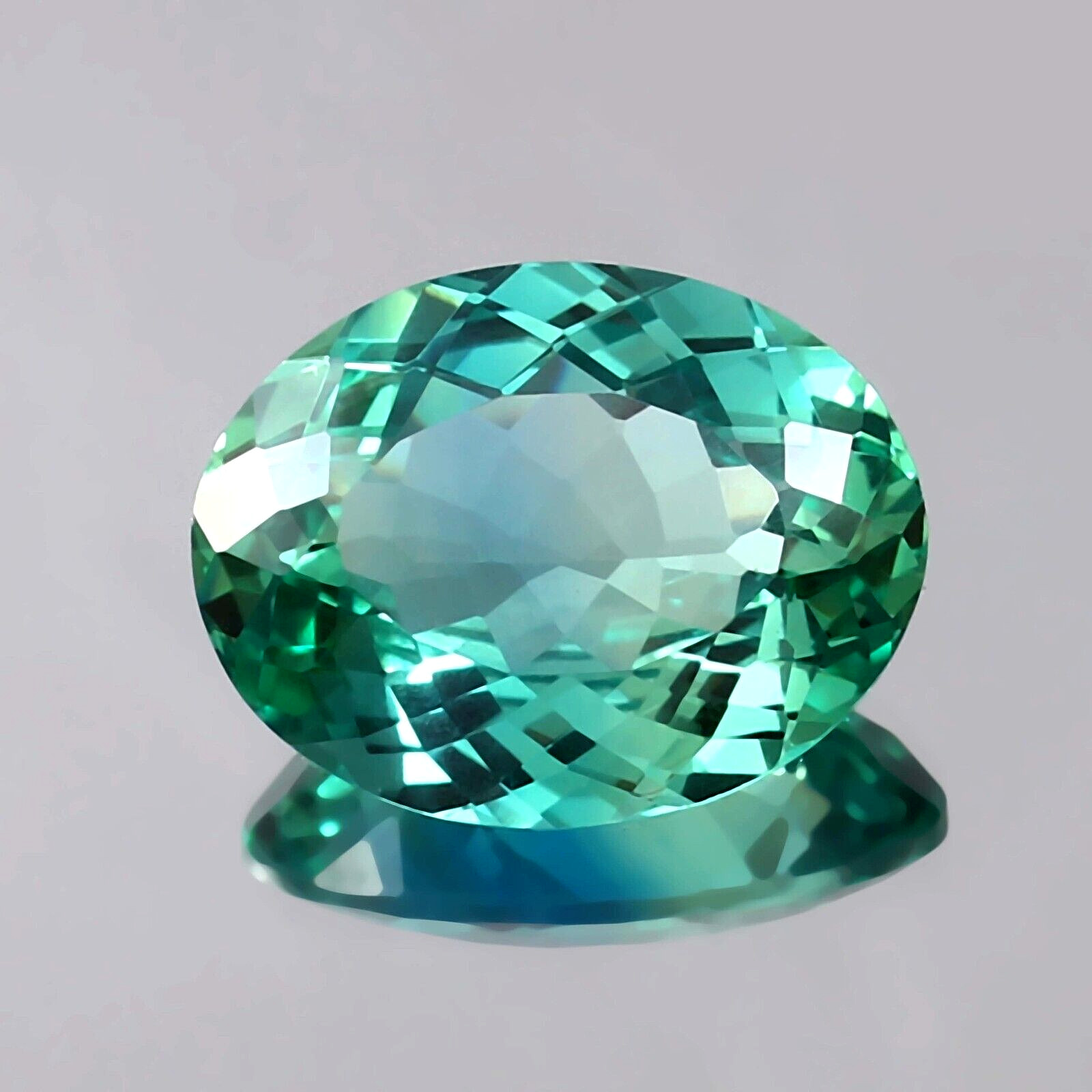 Certified 9.00 Ct Natural Ceylon Blue-Green Sapphire Oval Cut Loose Gemstone
