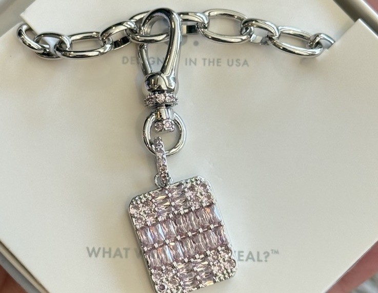Bomb Party BP-OG Necklace-Exclusive Bringback-Be Anything But Basic-Rhodium