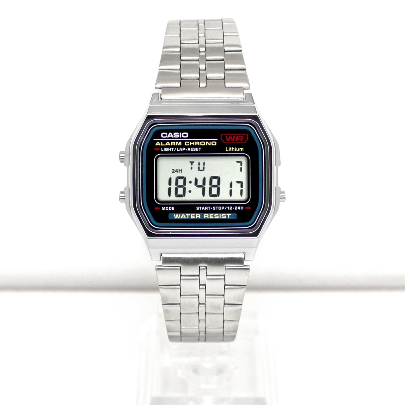 Genuine Casio A159WA-N1JH Silver Digital Watch: JDM Made in Japan, New, UK Stock