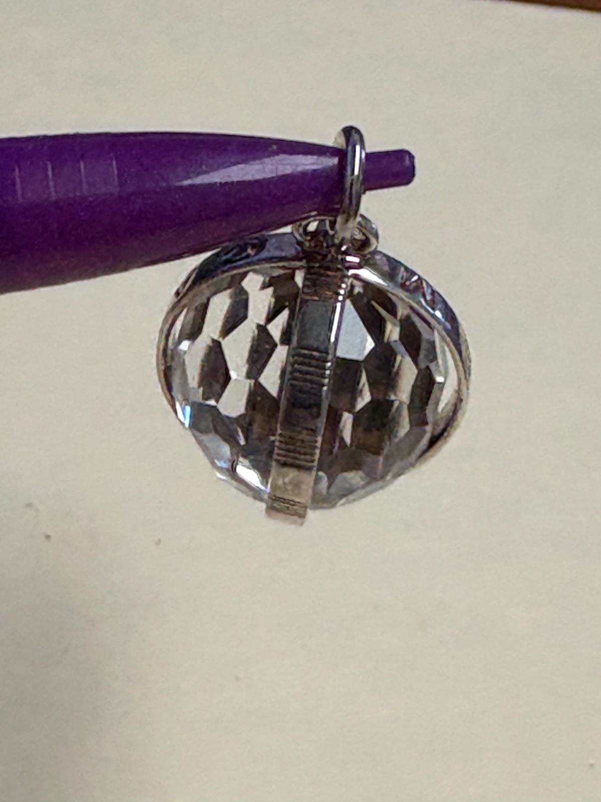 Monica Rich Kosan Large “Carpe Diem” Sterling Silver pendant With Rock Crystal