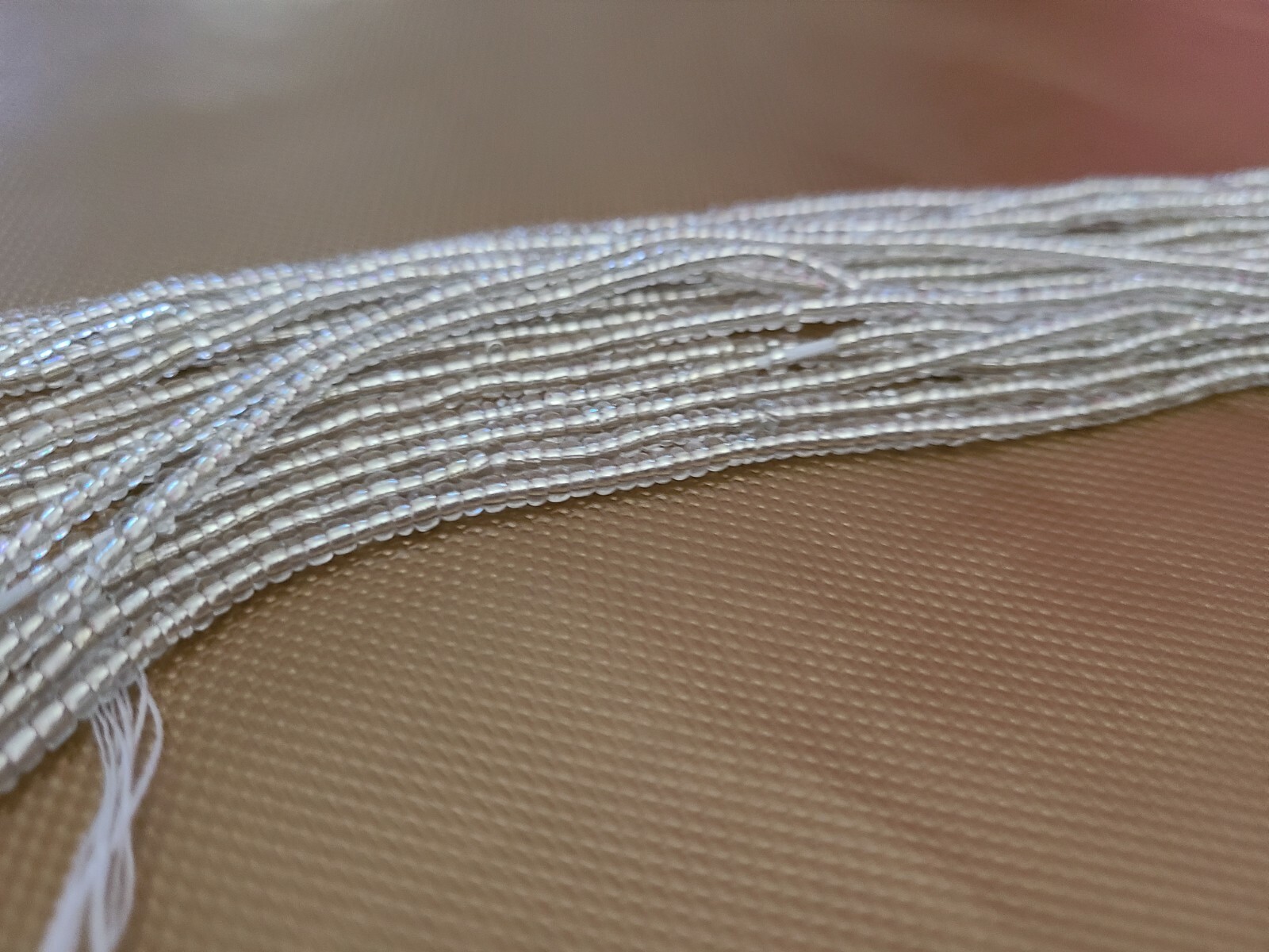 Single strand tie-on waist beads