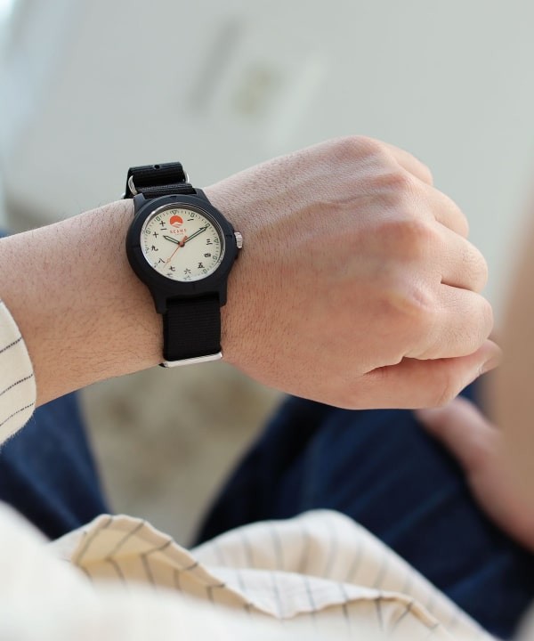 BEAMS Japan Original Watch Kanji Numerals Mt. Fuji Design Quartz Limited Ed. New