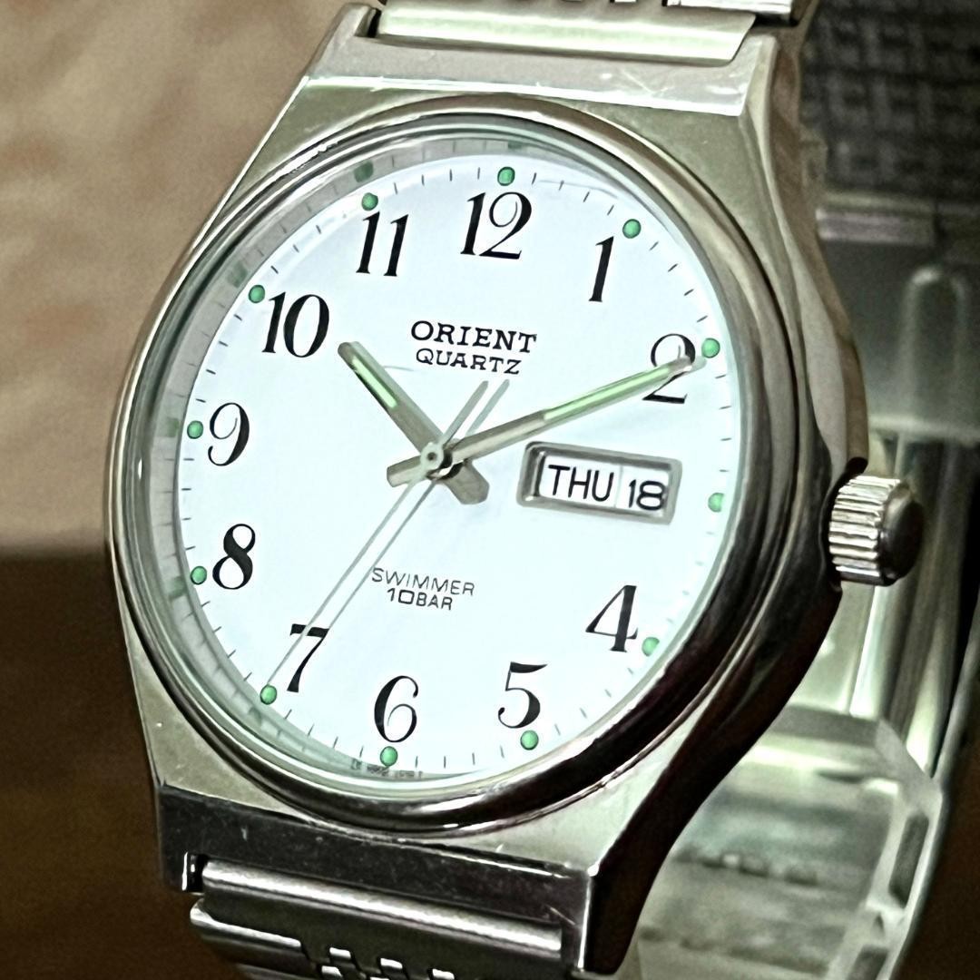 Orient RN AK0302B Wristwatch Automatic Black Dial Sun Moon Day Date Classic
