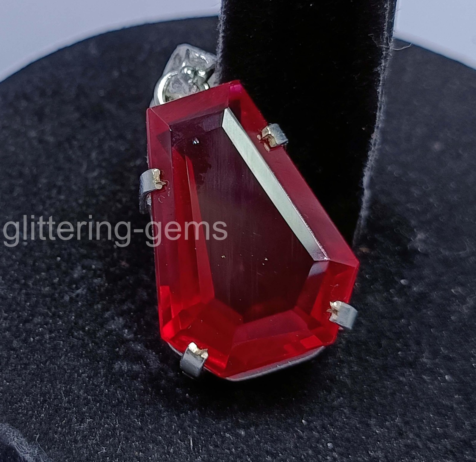 IGL Certified 45.00 Ct Natural Ruby 925 Silver Pendant Loose Gemstone 5JOU