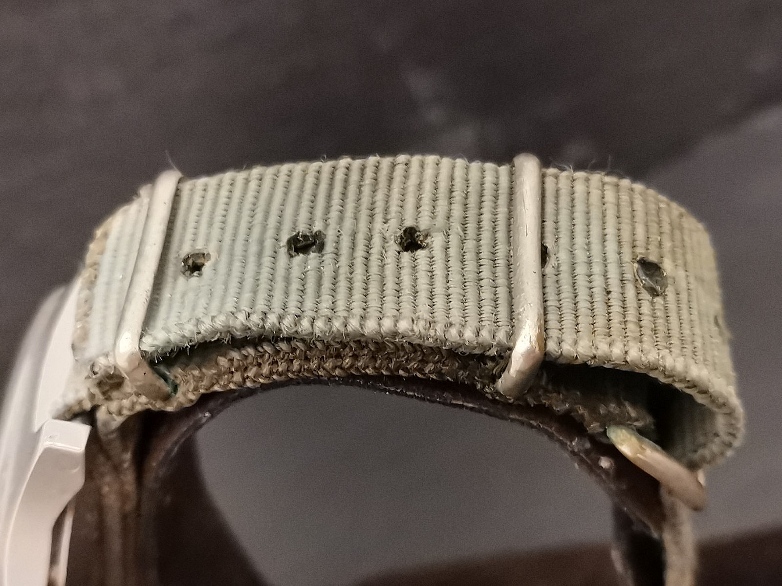 CWC G10 Quartz Watch 0555 Royal Navy Issued. Dated 1988. Working. Bonded strap.