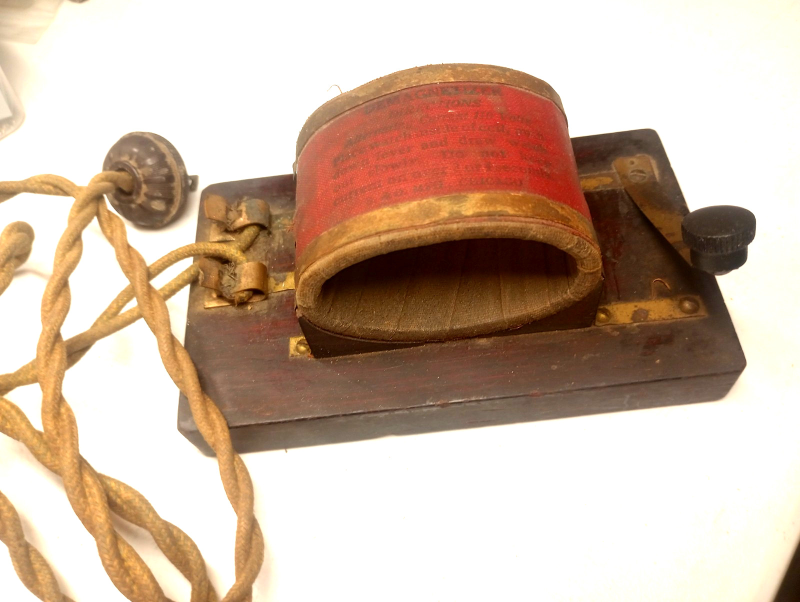 Vtg S. & O. Mfg. Chicago Watch Demagnetizer Tool Watchmakers Jewelers