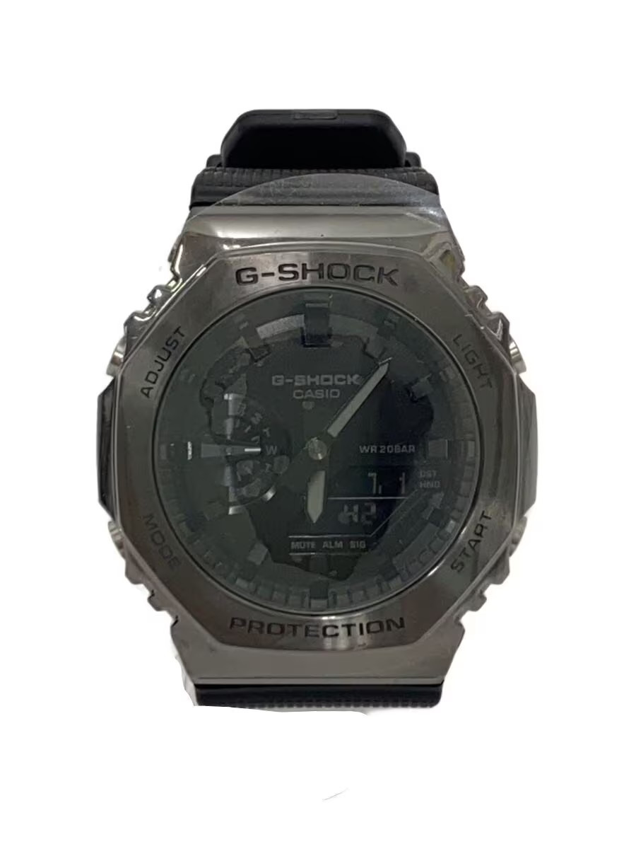 CASIO Quartz Watch G SHOCK Digital Rubber BLK BLK
