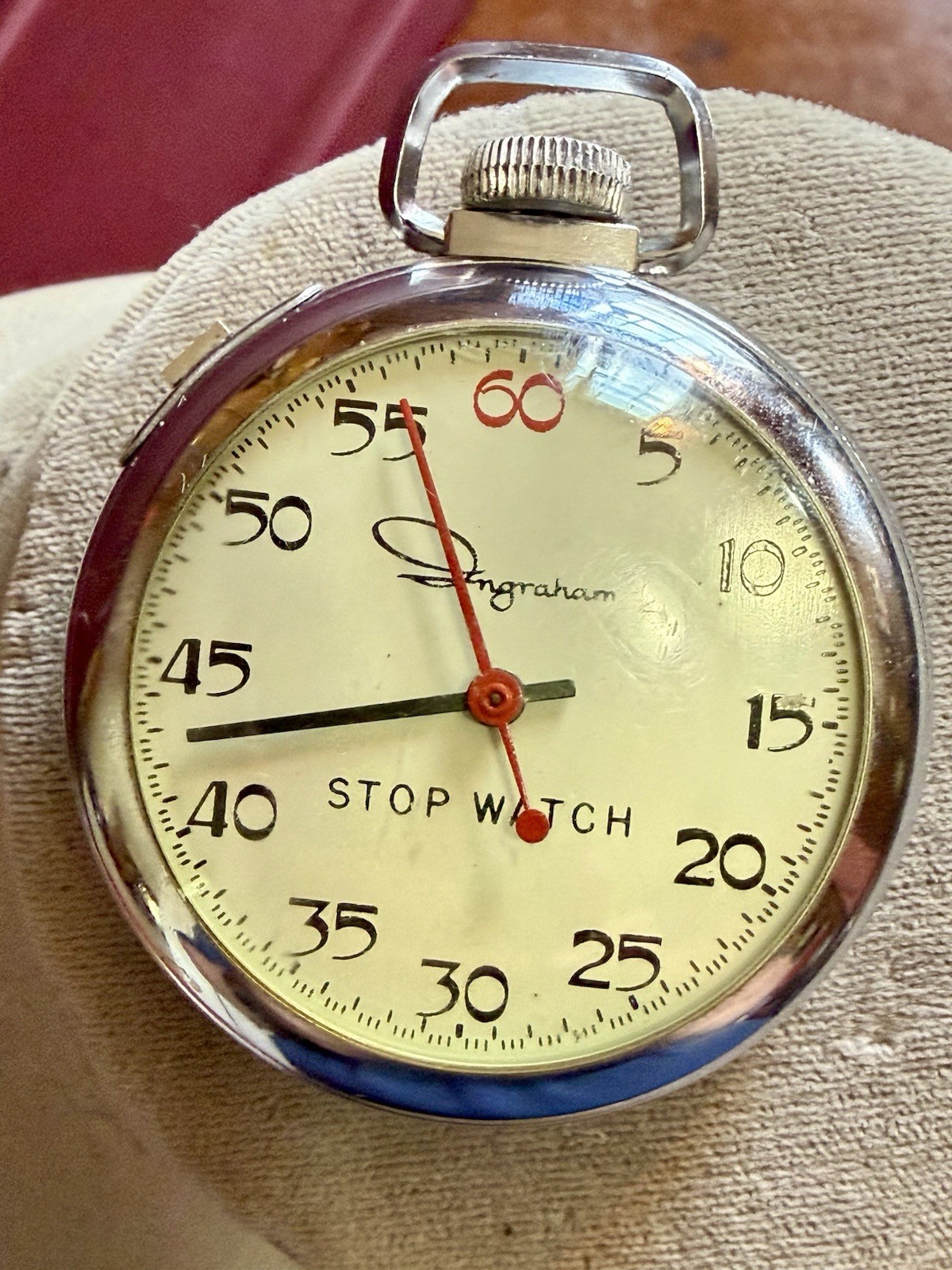 Vintage Ingraham Stop Watch Nice -Works Lot A